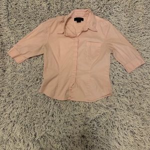 3 for $10 Light pink express button up blouse